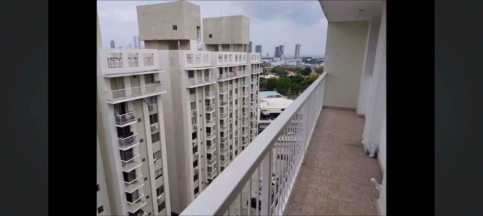 Balcony from high-rise with skyline views PH Mystic Towers Río Abajo Panama