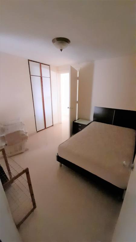 Skyline with modern high-rises, blue sky as seen from PH Marfil Obarrio Panama