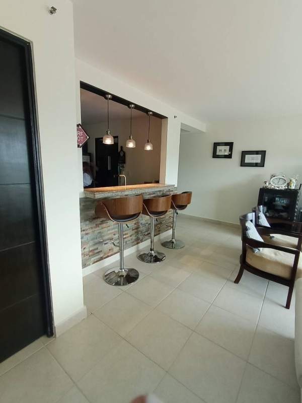 Apartment kitchen with granite countertops and appliances in PH Clayton Park Panama for sale