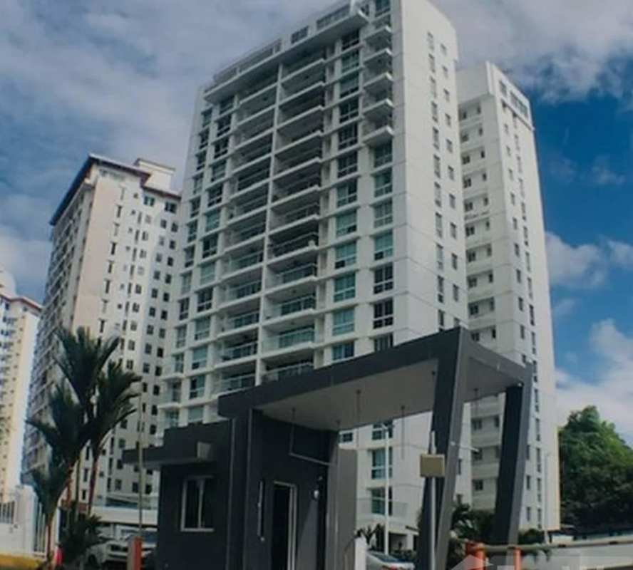 Apartment bedroom with forest view window PH Clayton Park Panama City