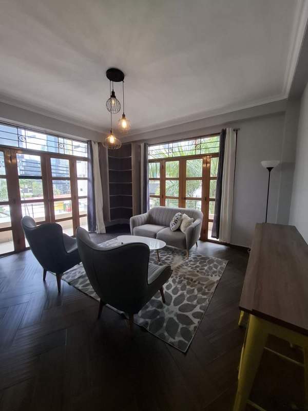 Remodeled living room bright space open kitchen furnished Marbella Panama City