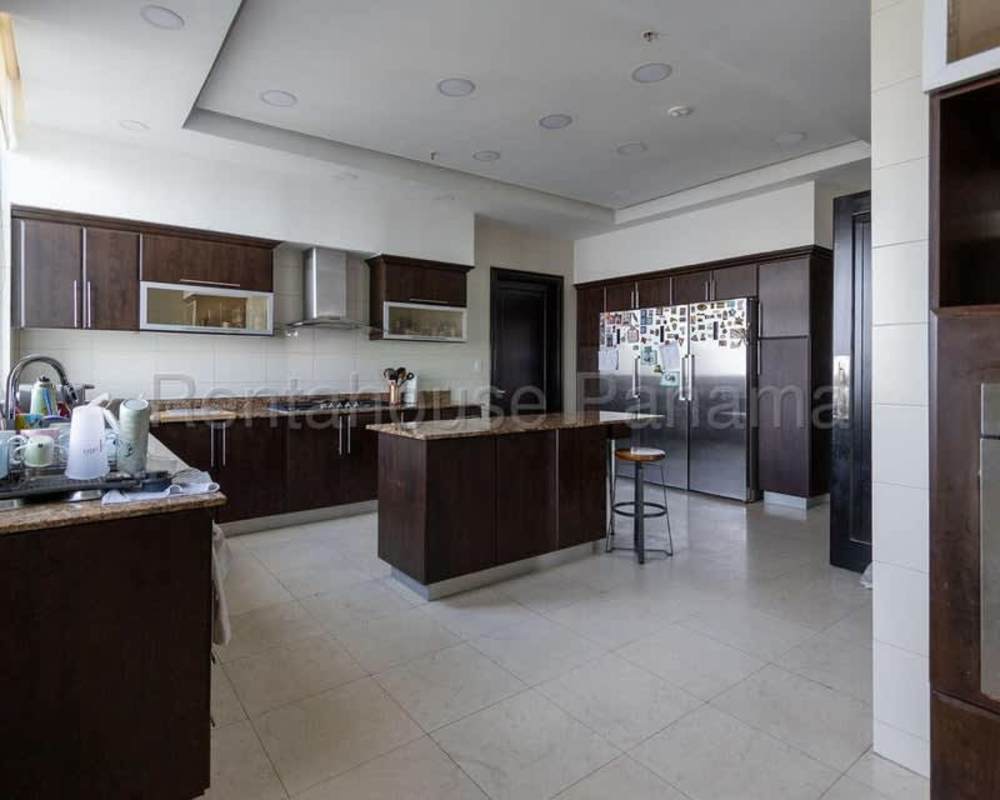 Family living space with natural lighting luxury apartment PH Ocean One Panama City