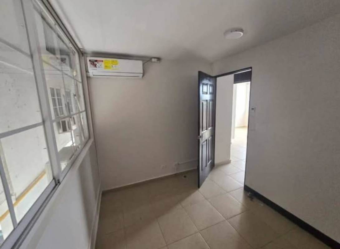 Small room office or bedroom AC tiled floor large window Mystic Tower Panama