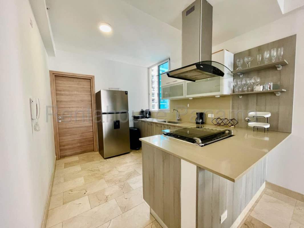 Private balcony offering panoramic Panama City skyline views Dynasty Residences Panama