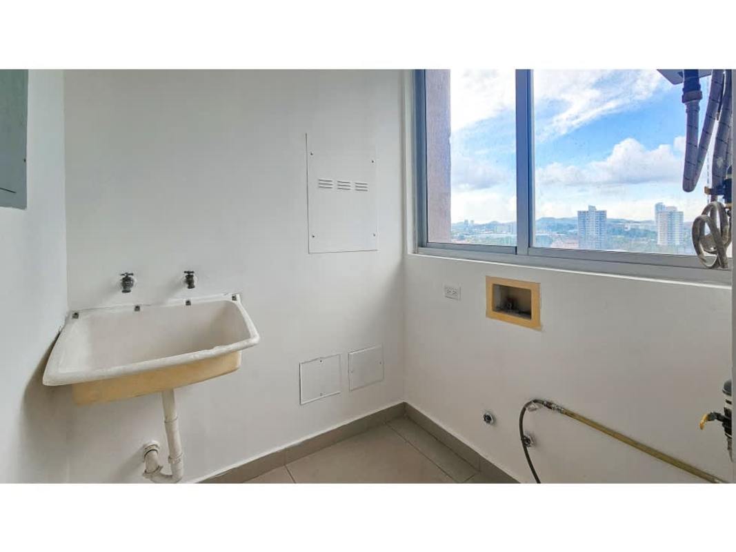 Third bedroom with large window and natural light Costa del Este Premier Panama