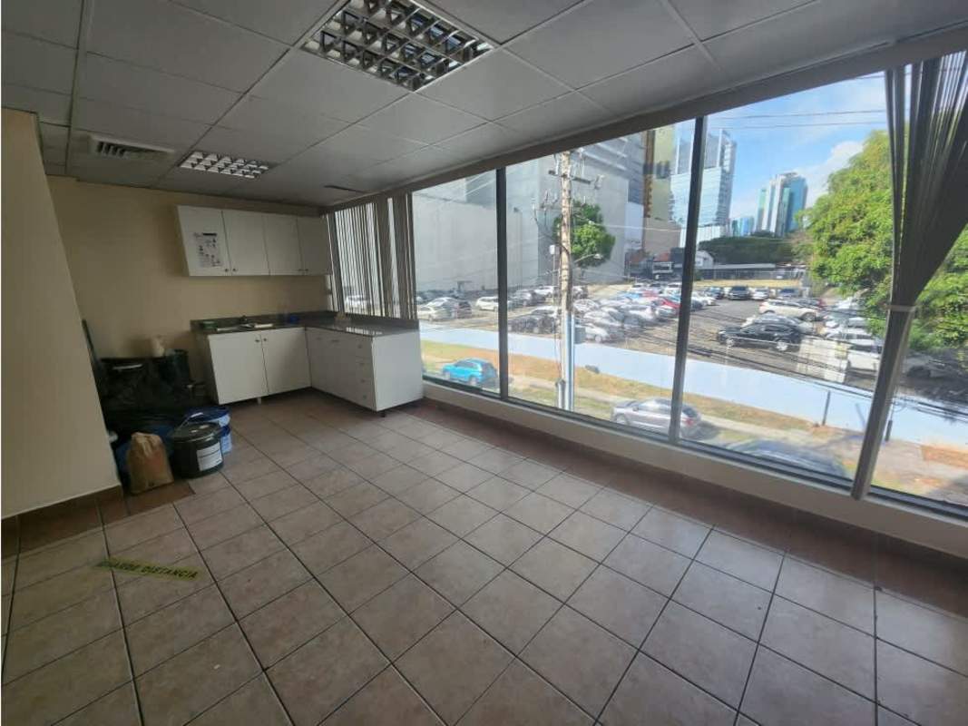 Small office kitchen area with cabinets and granite tops PH BICSA Financial Center Obarrio Panama