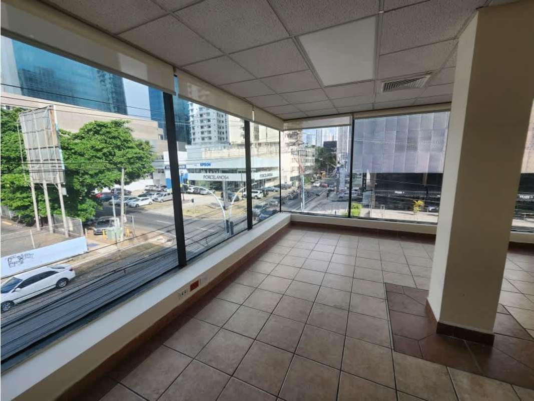 Modern office with panoramic windows and city views PH BICSA Financial Center Panama