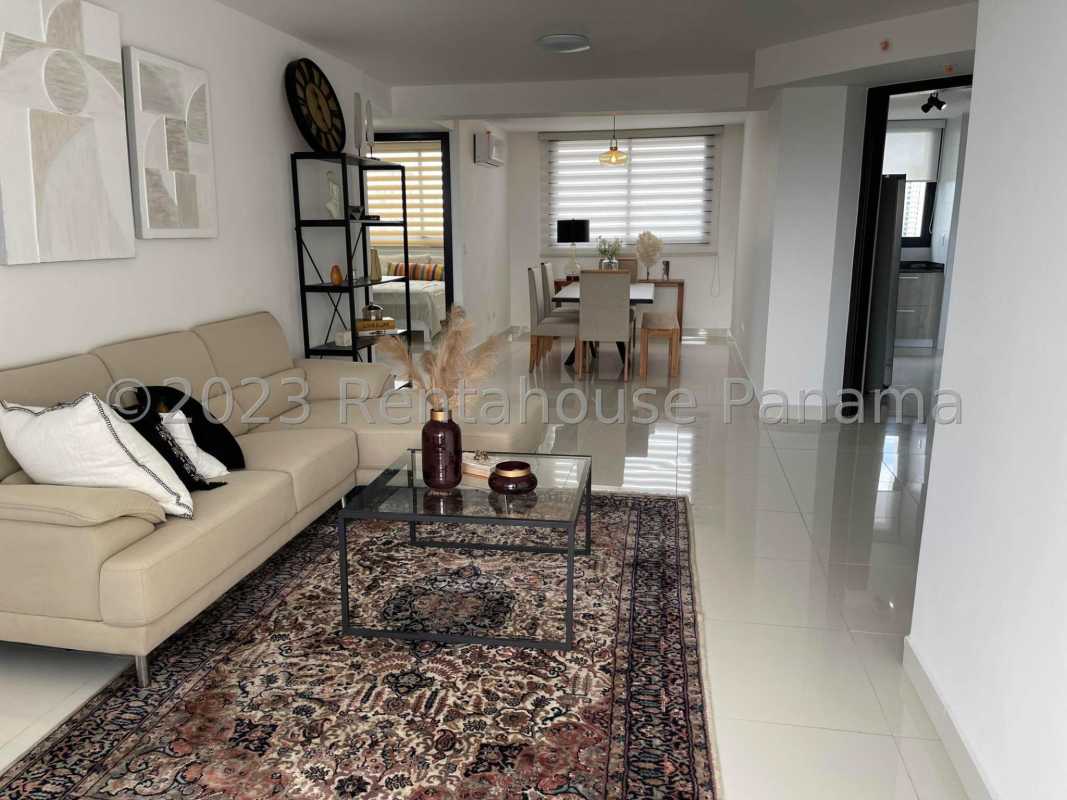 Modern kitchen with granite countertops in Carreras Tower El Cangrejo Panama