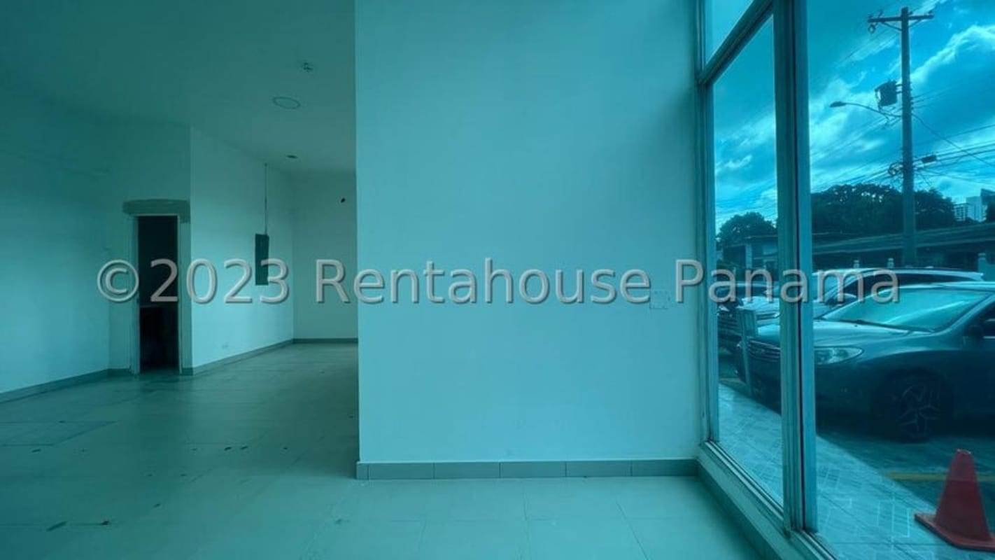 White walls empty commercial space with ceramic tile floor and recessed lighting ideal for retail or office