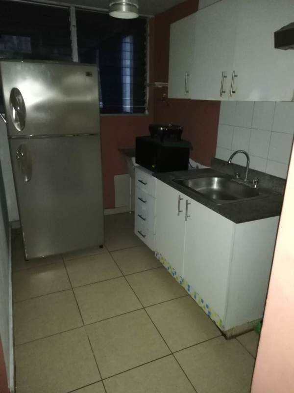 Covered rooftop terrace with tile roof, seating, plants PH Bella Vista Garden Panama City