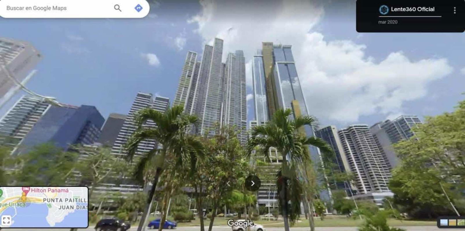 Panoramic ocean and city skyline from rooftop terrace PH YOO Panama on Avenida Balboa