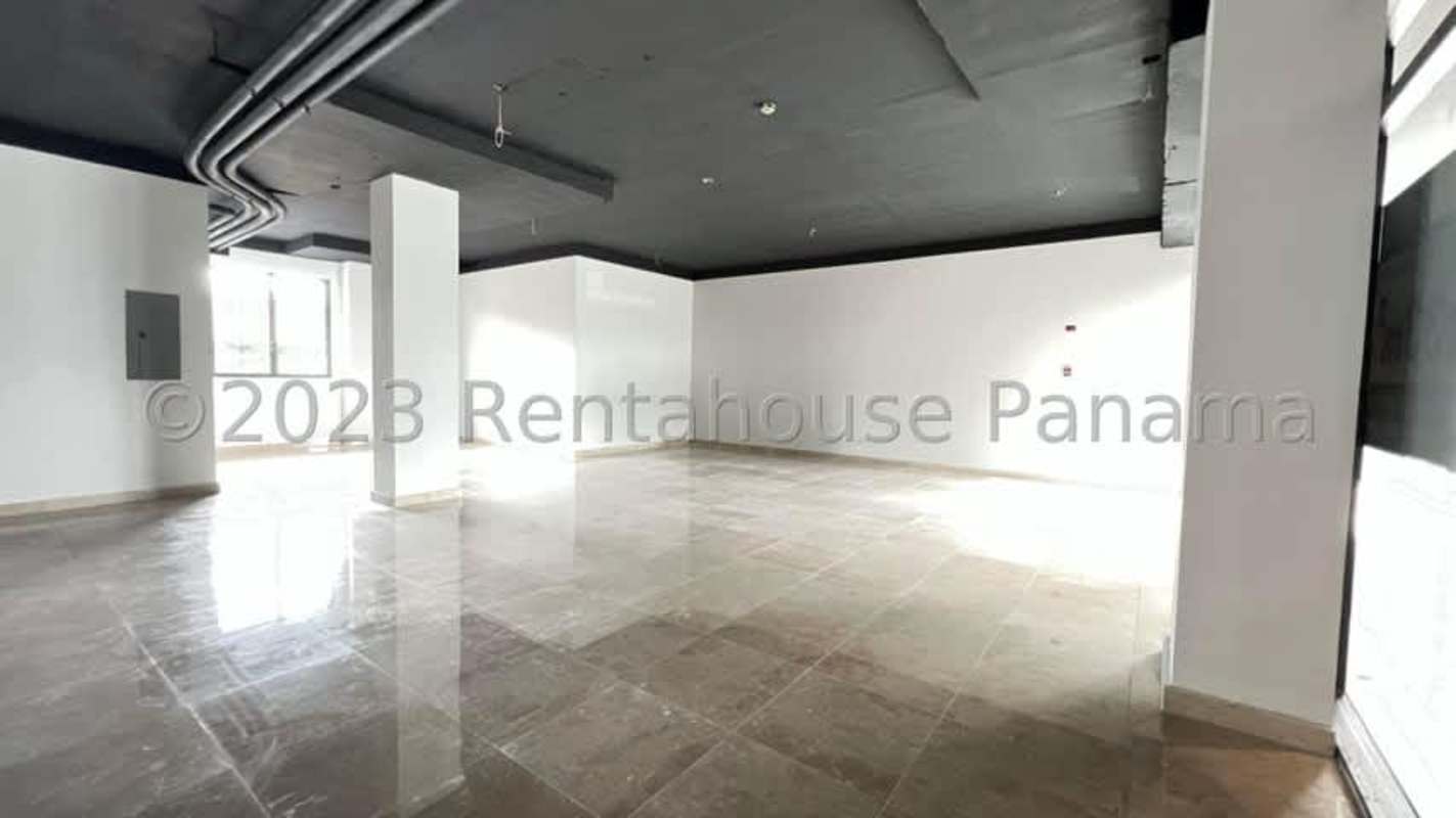 Spacious empty commercial space exposed ceiling tile floor PH Plaza San Francisco