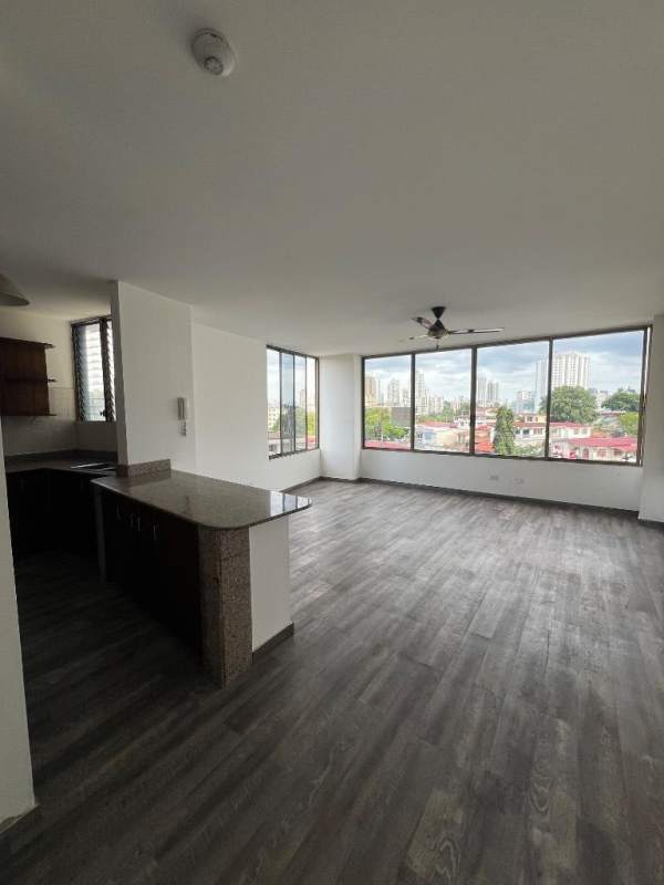Spacious living dining area with large windows PH Miraflores Tower Panama City