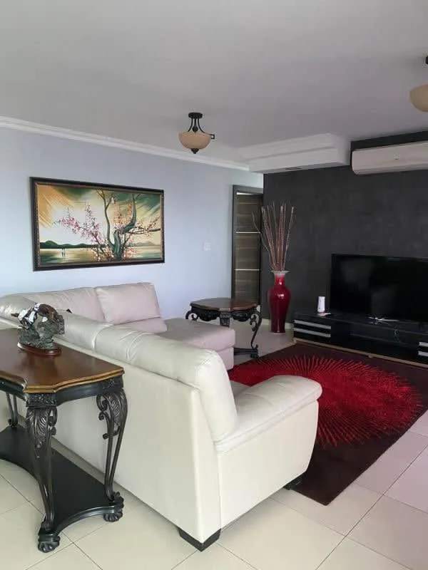 Contemporary bathroom with glass shower, vanity sink in PH Solaris Panama