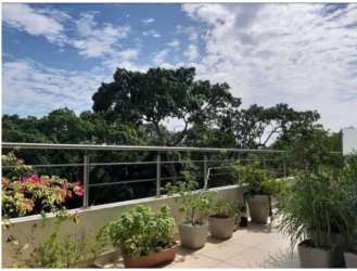 Panoramic furnished balcony with sea views PH Vista Mar Veracruz beach rental Panama