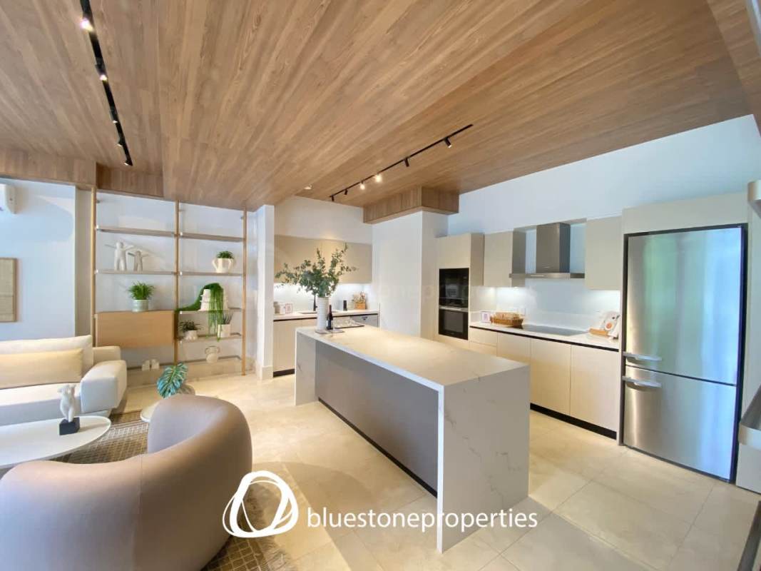 Master bedroom floor-to-ceiling windows ocean views PH Oceana Santa María Panama