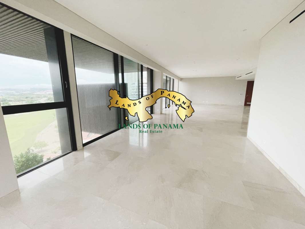 Modern marble bathroom with shower glass PH Santa Maria Panama