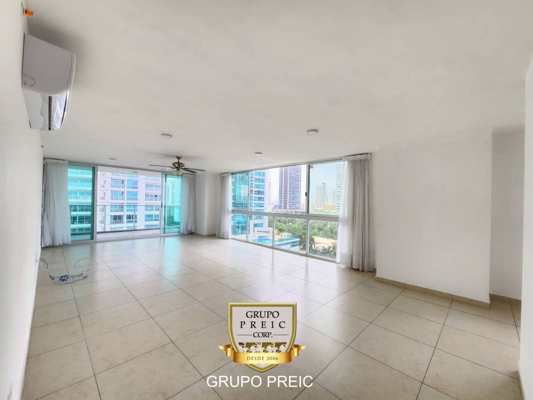 Infinity pool with ocean and skyline views at PH Lumiere Costa del Este Panama