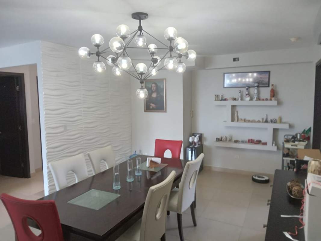 Infinity pool overlooking ocean and city skyline at PH Country Club Costa del Este Panama