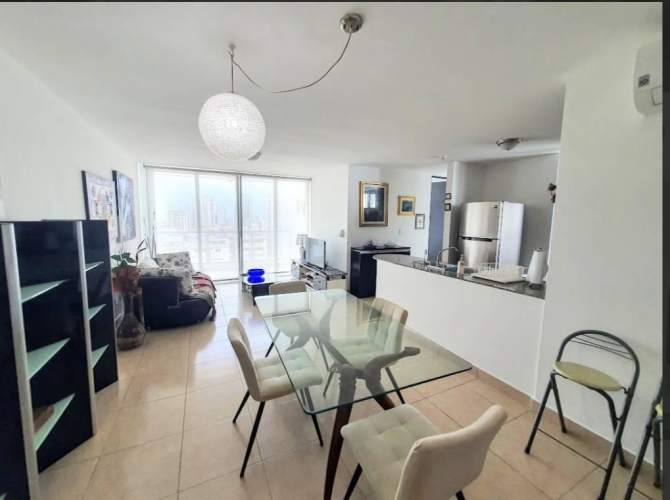 Modern granite kitchen fully equipped in PH Cangrejo Tower Panama City