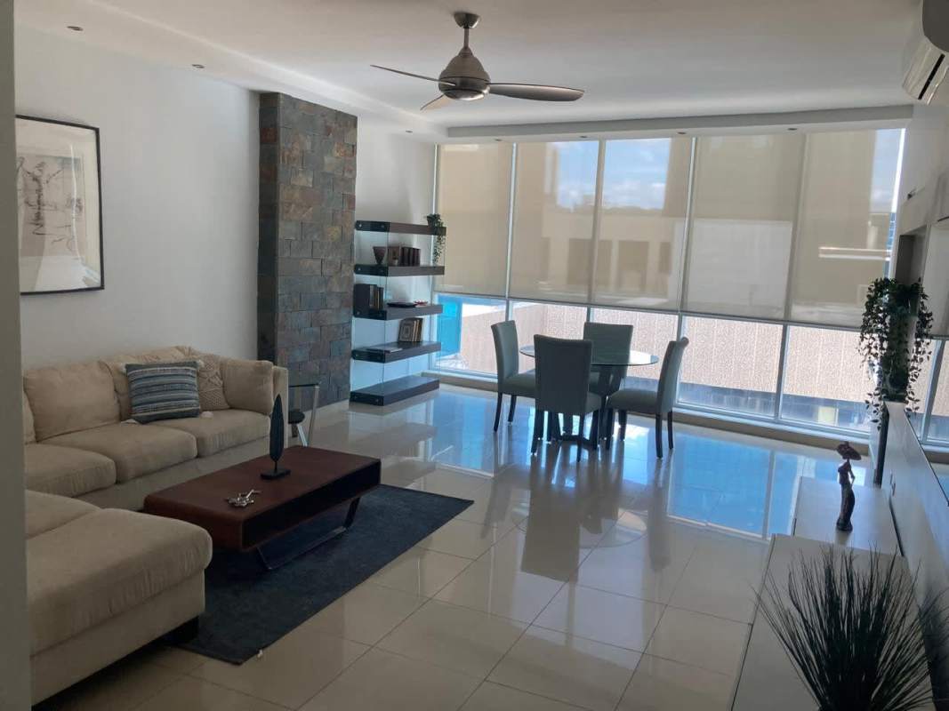 Kitchen with appliances tile backsplash and modern cabinets PH Galeria Uno apartment