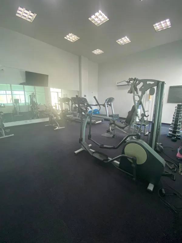 Contemporary bathroom glass enclosed shower modern vanity PH Park Loft Panama