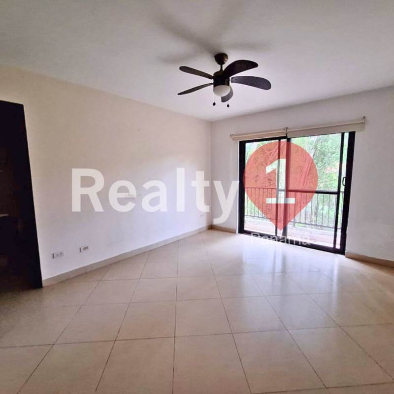 Dining and living area of Courtyard Apartment for Sale Embassy Club Panama