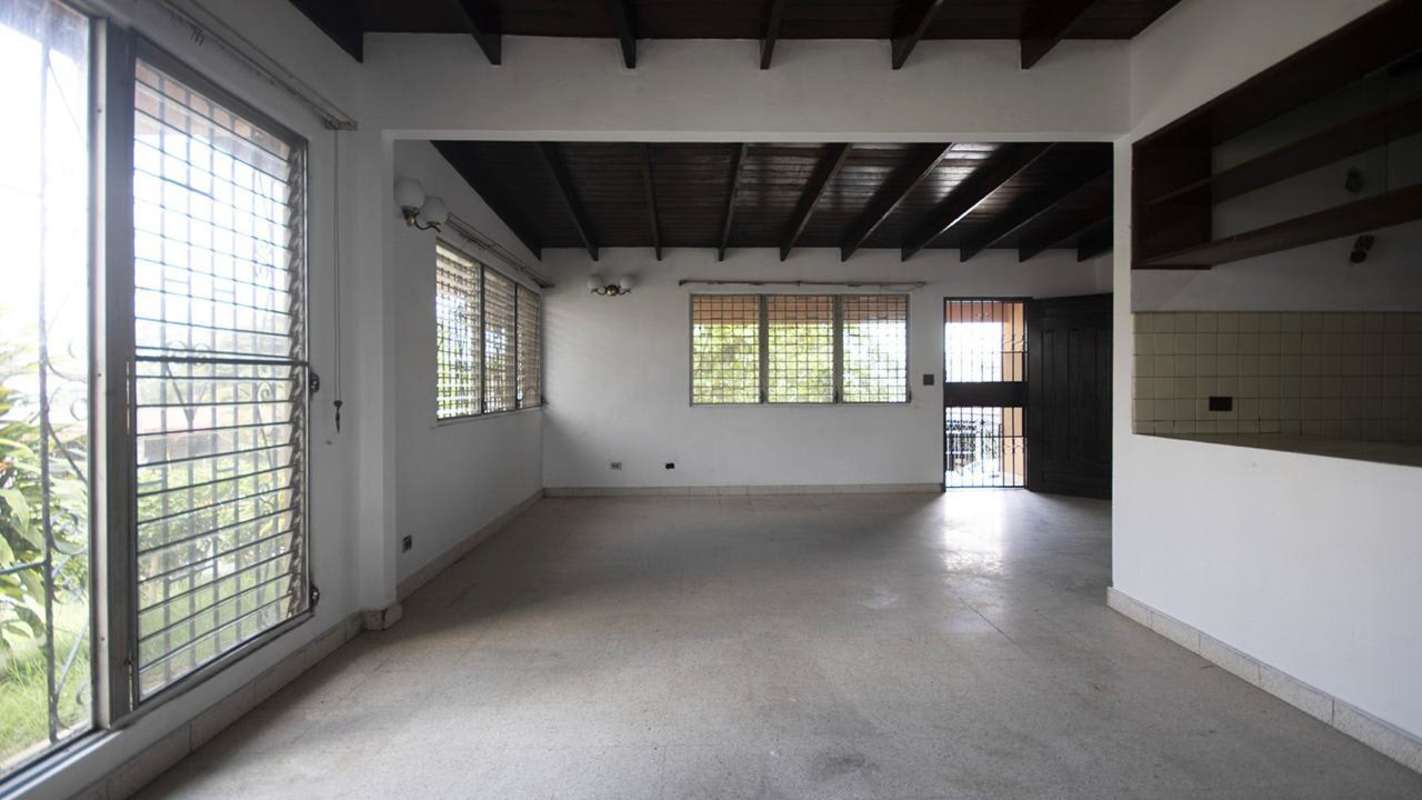 Spacious open living dining room Betania house rental Panama