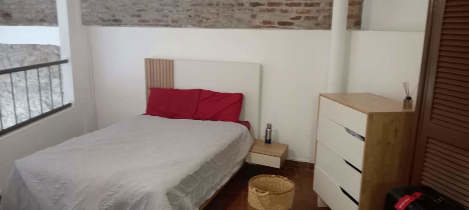 Cozy dining space with wood table, lobster motif decor Casco Panama