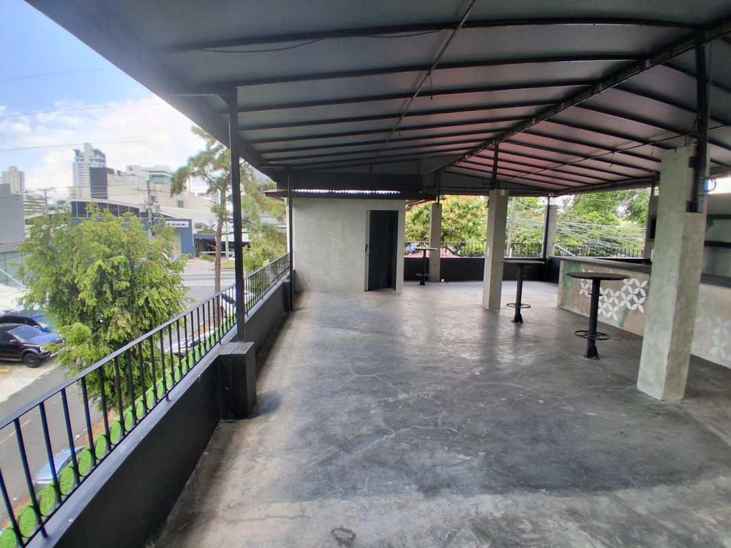 Interior commercial bar area with brick walls and mirrored shelving Casa Coco del Mar Coco del Mar Panama
