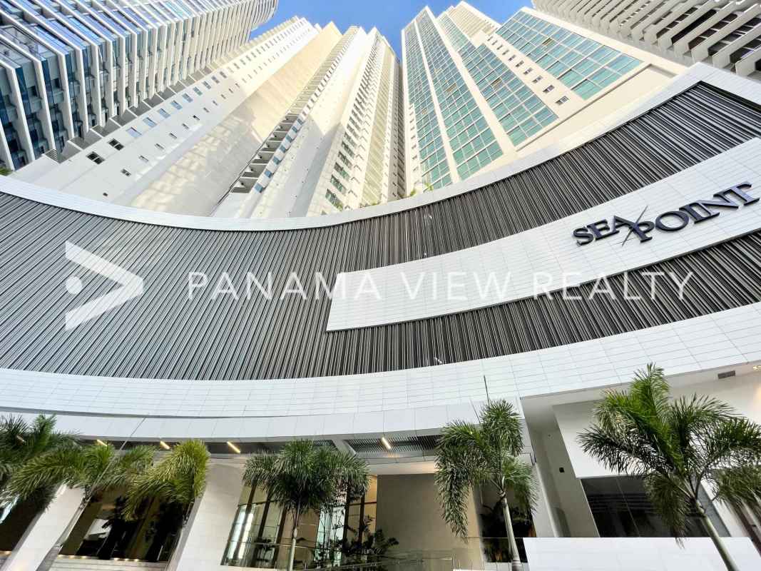 PH Sea Point luxury lobby entrance designer decor concierge Punta Paitilla Panama City