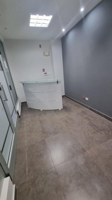 Private office space with large window cityscape view in Obarrio Panama City