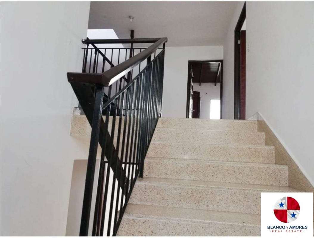 Bathroom with glass shower, modern fixtures in rental home El Dorado Panama