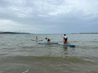 Spacious open living dining area with balcony in Vista Mar Resort Panama