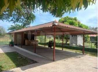 Covered gazebo perfect for barbecues and outdoor dining near pool Nueva Gorgona Panama