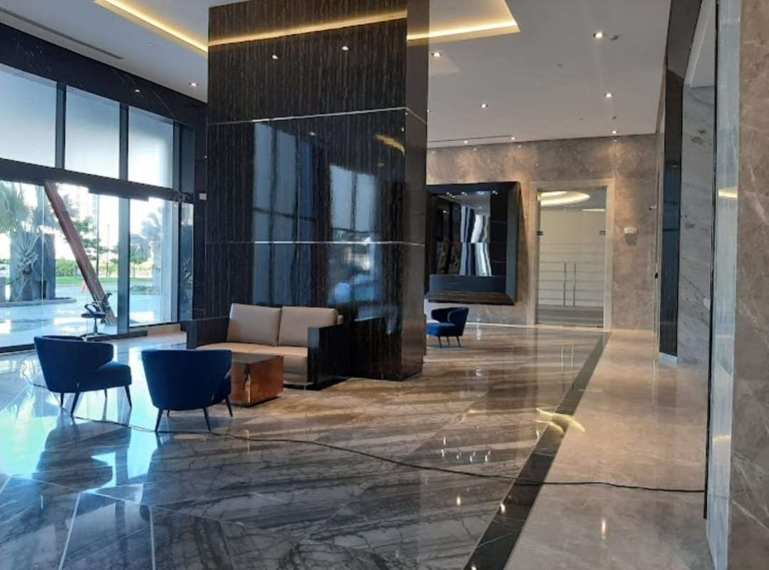 Private balcony with panoramic golf course view Empire Residences Santa Maria Panama