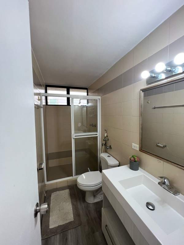 Infinity pool with panoramic view of ocean skyline in PH BICSA Financial Center Panama