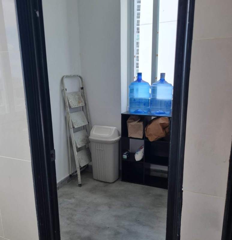 Private balcony with city and Pacific Ocean view furnished apartment PH Vista del Mar Panama City