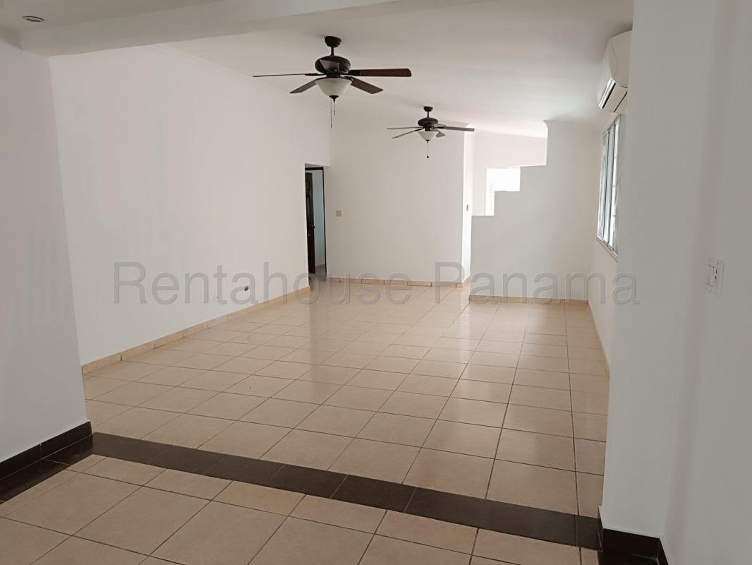 Bright bedroom with closet and large window house for sale Brisas del Golf Panama