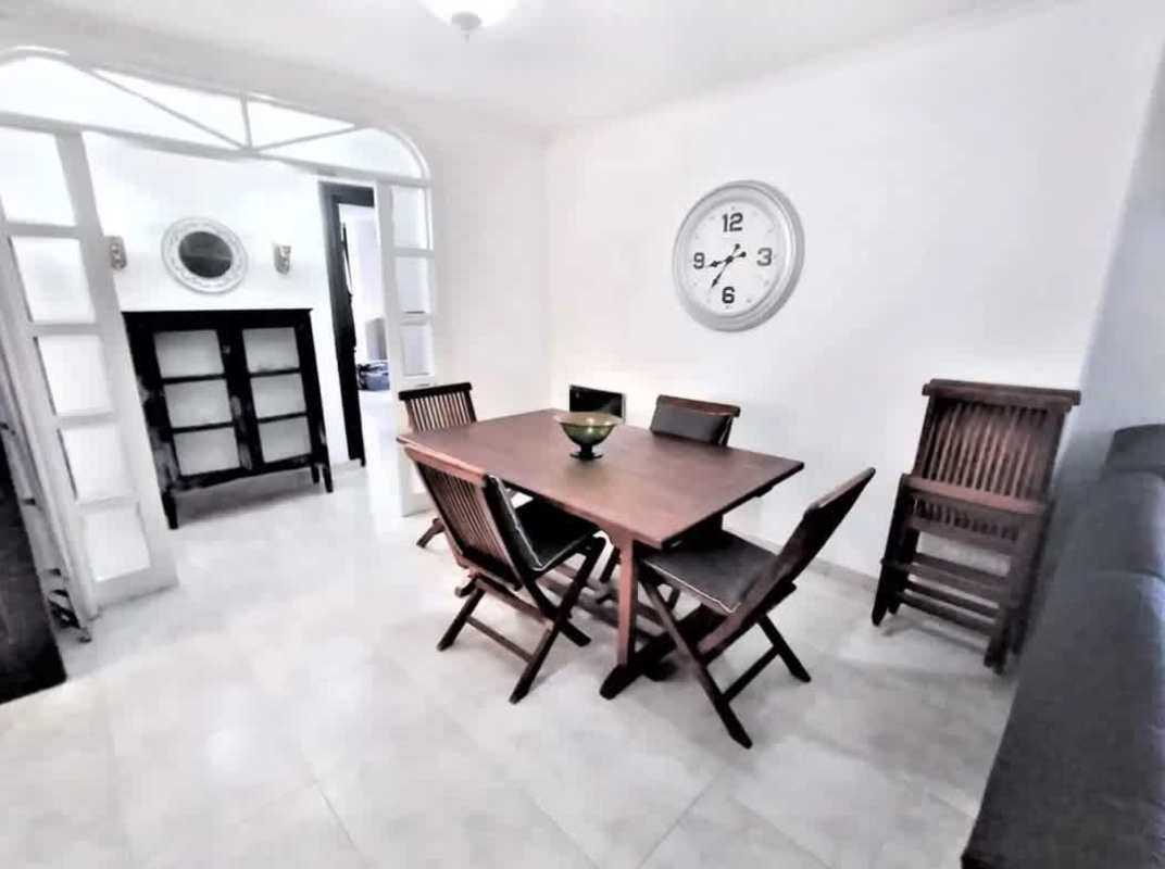 Spacious living area with large window and city views Punta Paitilla