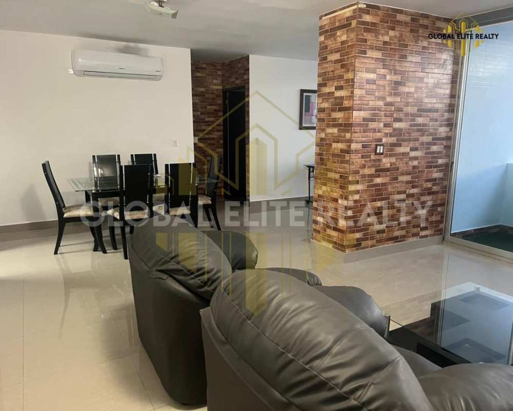 Furnished master bedroom with panoramic views, ensuite bath, AC in San Francisco Bay Tower Panama