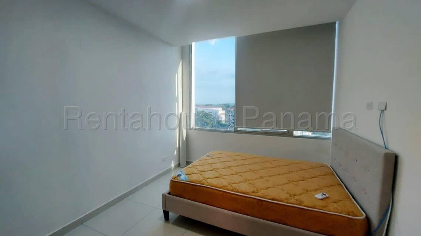 Modern high-rise building entrance PH Costa del Este Panama City