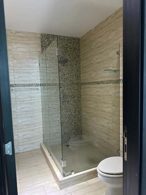 Elegant dining area and living room with ocean views at PH Grand Tower Punta Pacifica Panama City