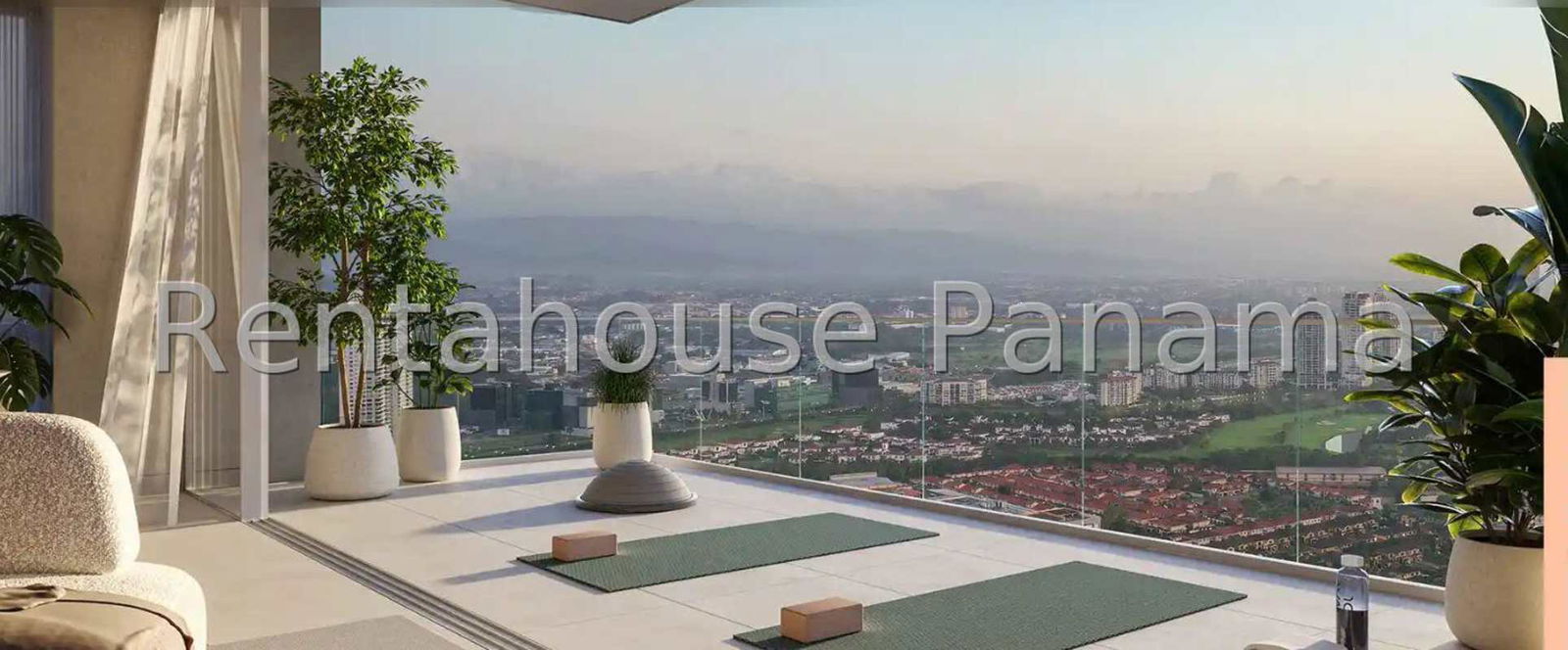 Resort-style infinity pool deck in PH Bioma Costa del Este Panama