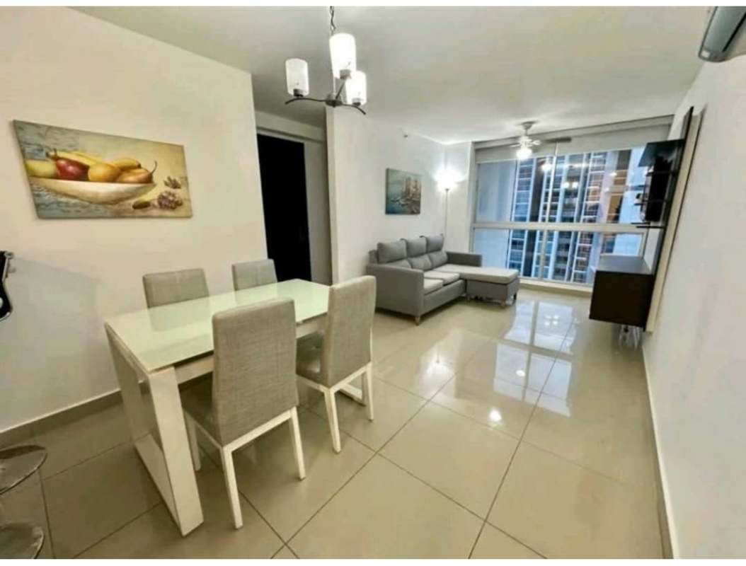 Living room filled with natural light, direct balcony access, in PH Coral Towers Panama