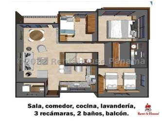 New apartment master bedroom in PH Chitré Suites Herrera Panama with city view window