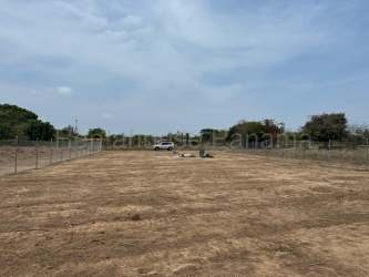 Covered terrace patio with tile floor facing the beach in Pedasi Los Santos Panama