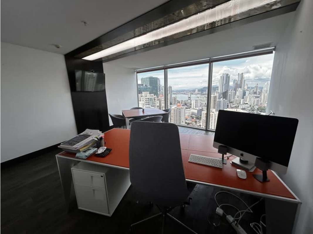 Private cubicles in furnished office available rent Oceania Business Plaza Panama