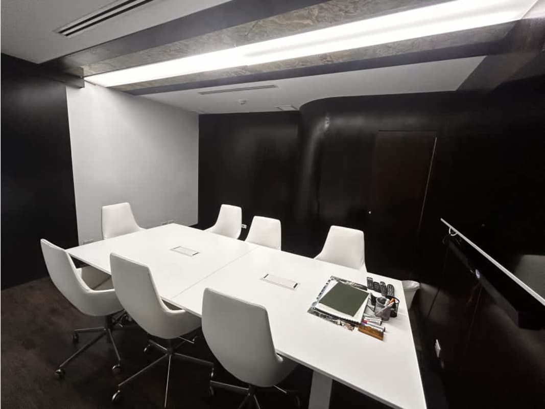 Private executive corner office with panoramic windows in Oceania Business Plaza Panama