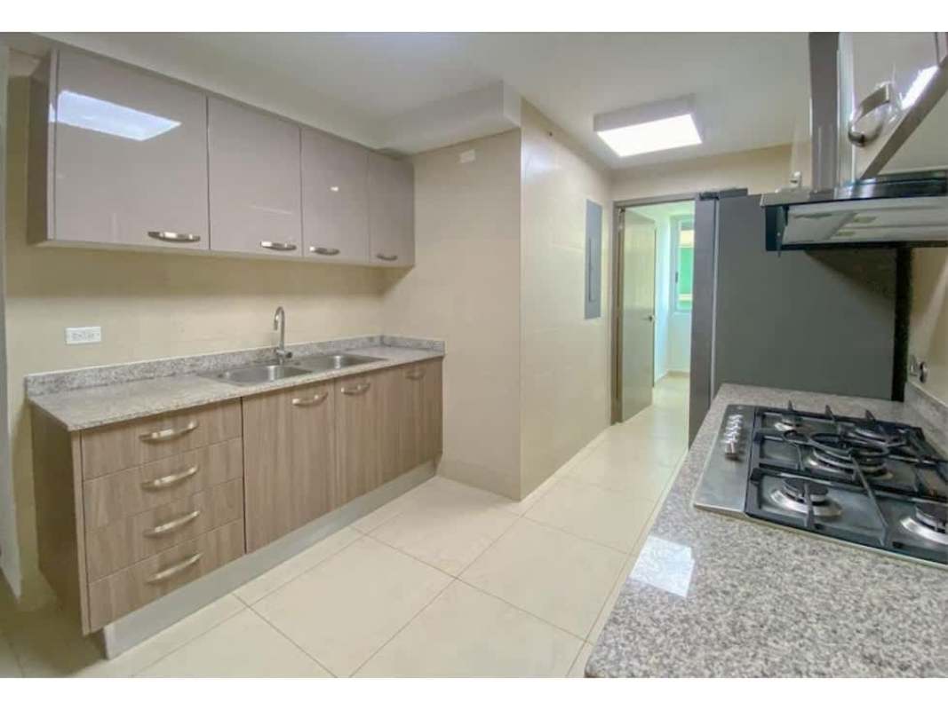 Outdoor children's play area with slides and swings at PH Lumiere Costa del Este Panama